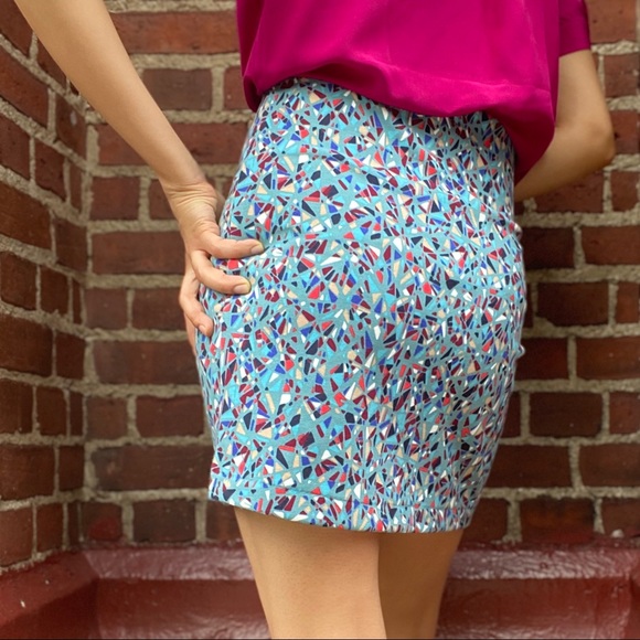 BCBGeneration Multicolor bodycon mini skirt - Picture 3 of 4